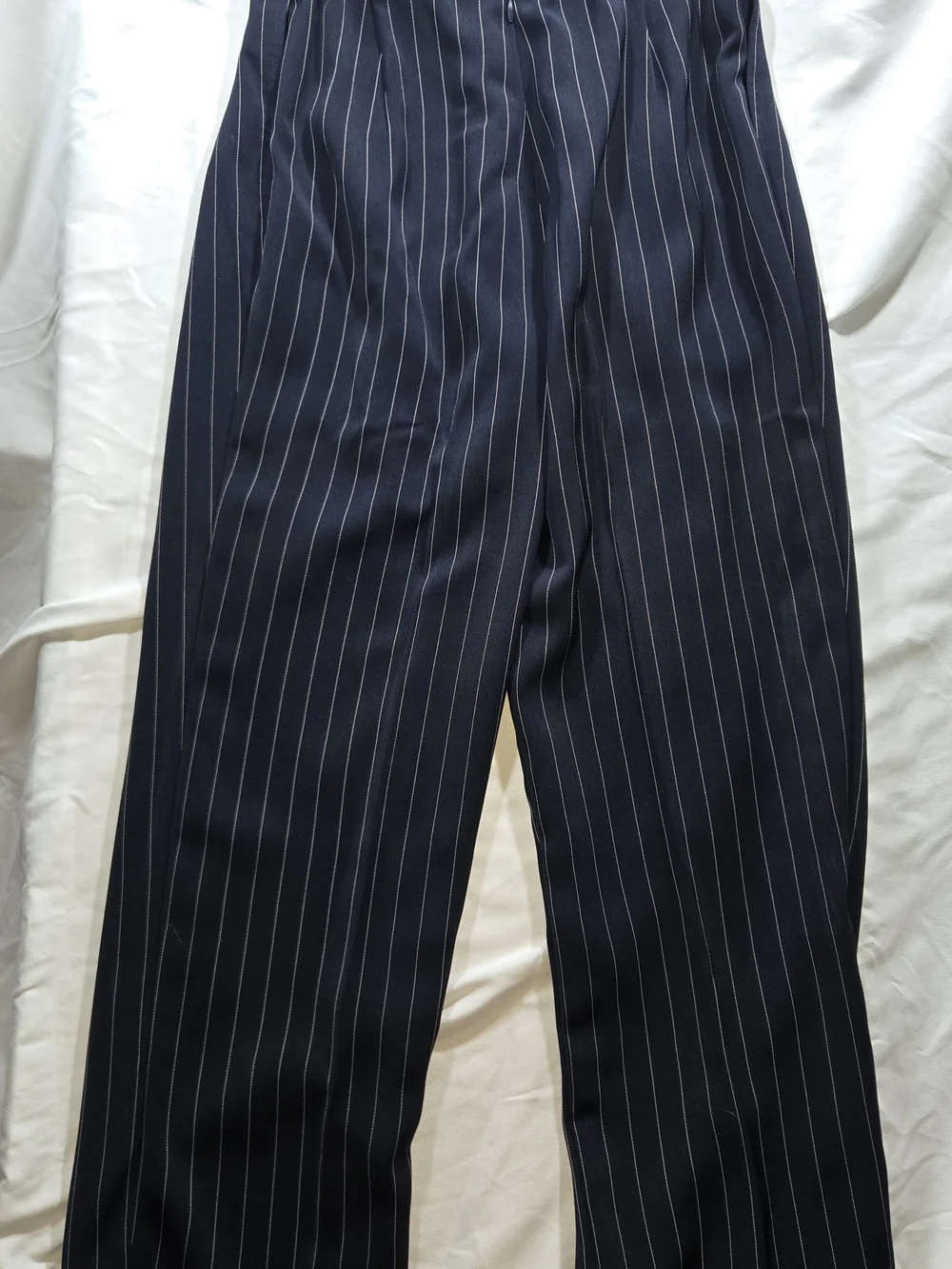 Evan Picone Navy Pinstripe Dress Pants